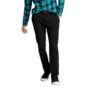 And Now This Men’s Regular Fit Everyday Chino Pants Size 34 New Black